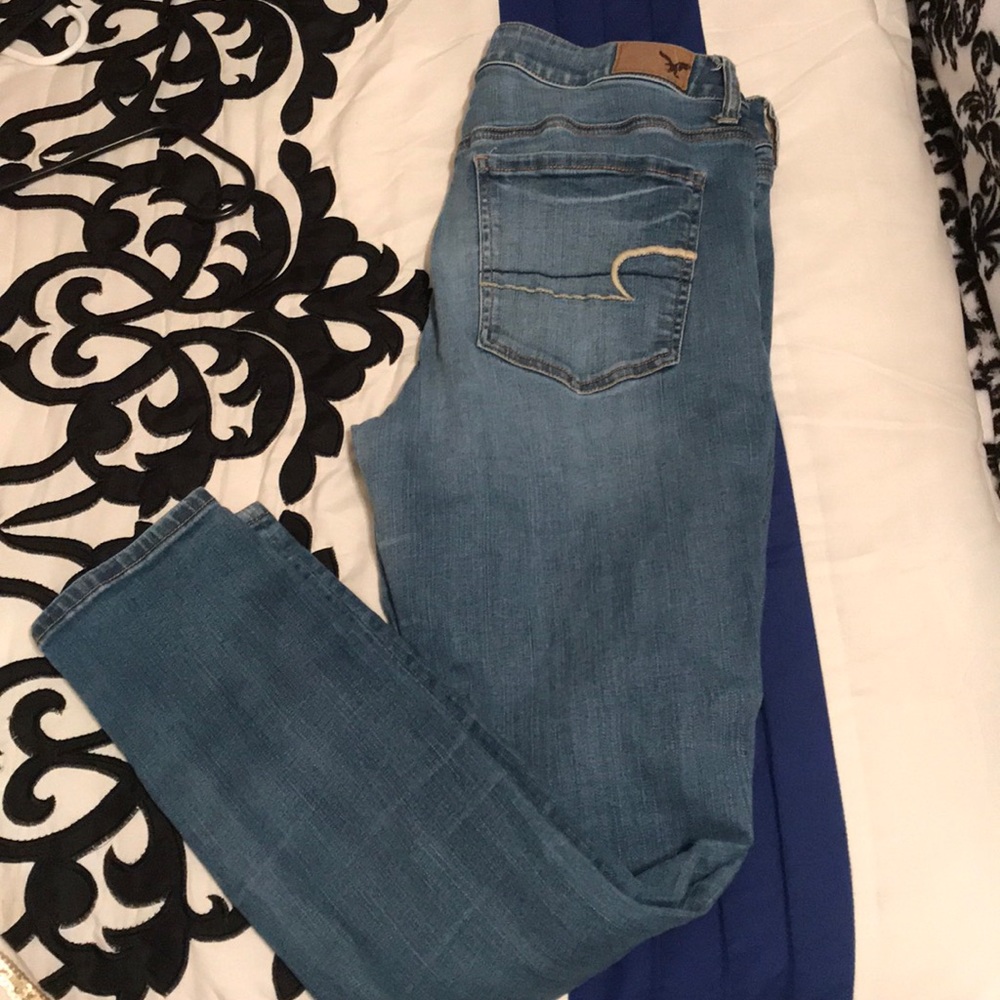 cute american eagle jeggings